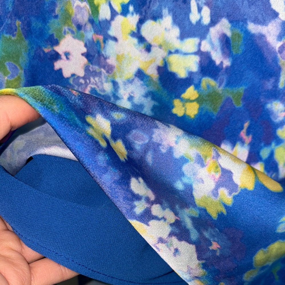 Astr Blue Floral Maxi Dress - Picture 6 of 8
